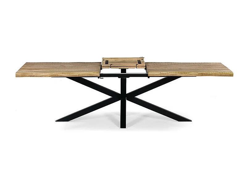 Table à manger extensible 200/240 cm manguier massif Théo