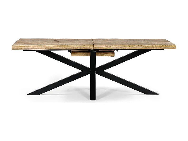 Table à manger extensible 200/240 cm manguier massif Théo