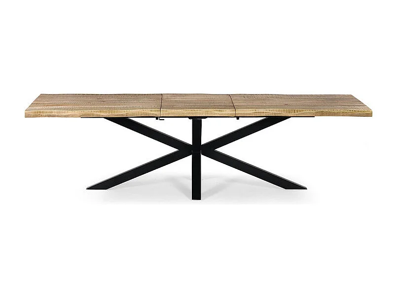 Table à manger extensible 200/240 cm manguier massif Théo