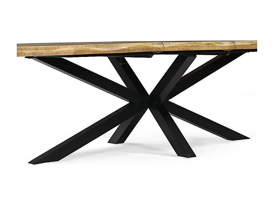 Table à manger extensible 200/240 cm manguier massif Théo