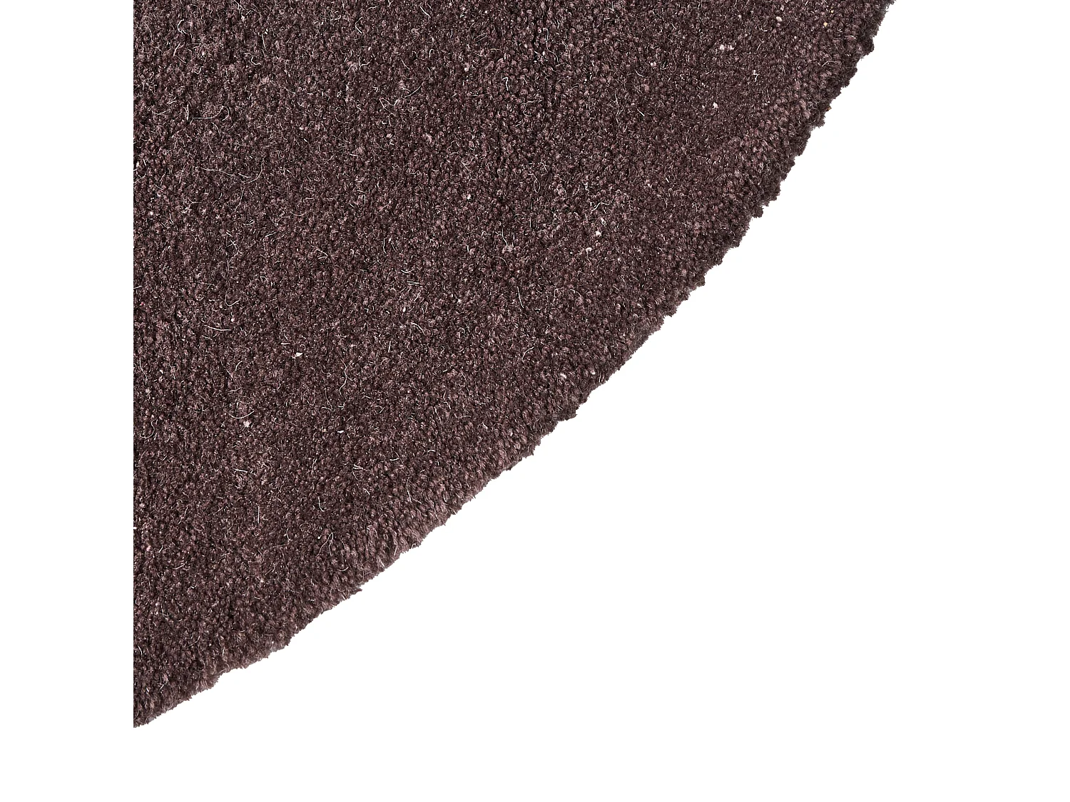 Tapis NAINITAL Marron foncé 160 x 230 cm Laine