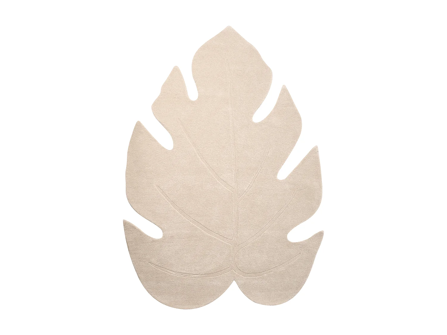 Tapis NAINITAL Blanc cassé 160 x 230 cm Laine