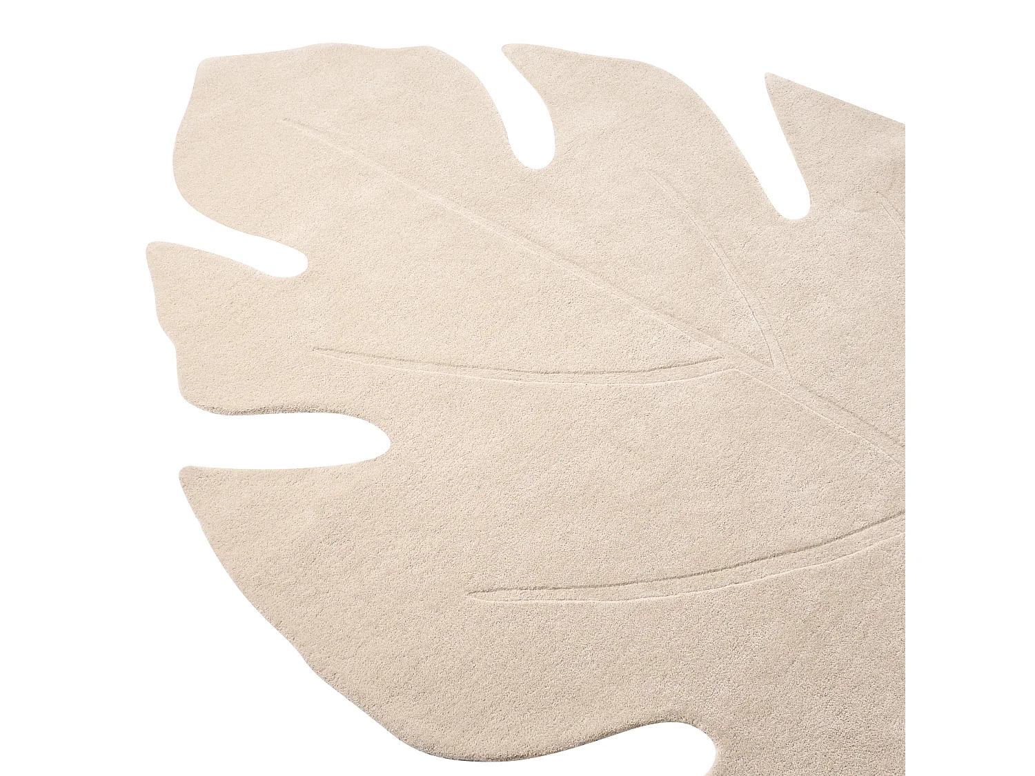 Tapis NAINITAL Blanc cassé 160 x 230 cm Laine