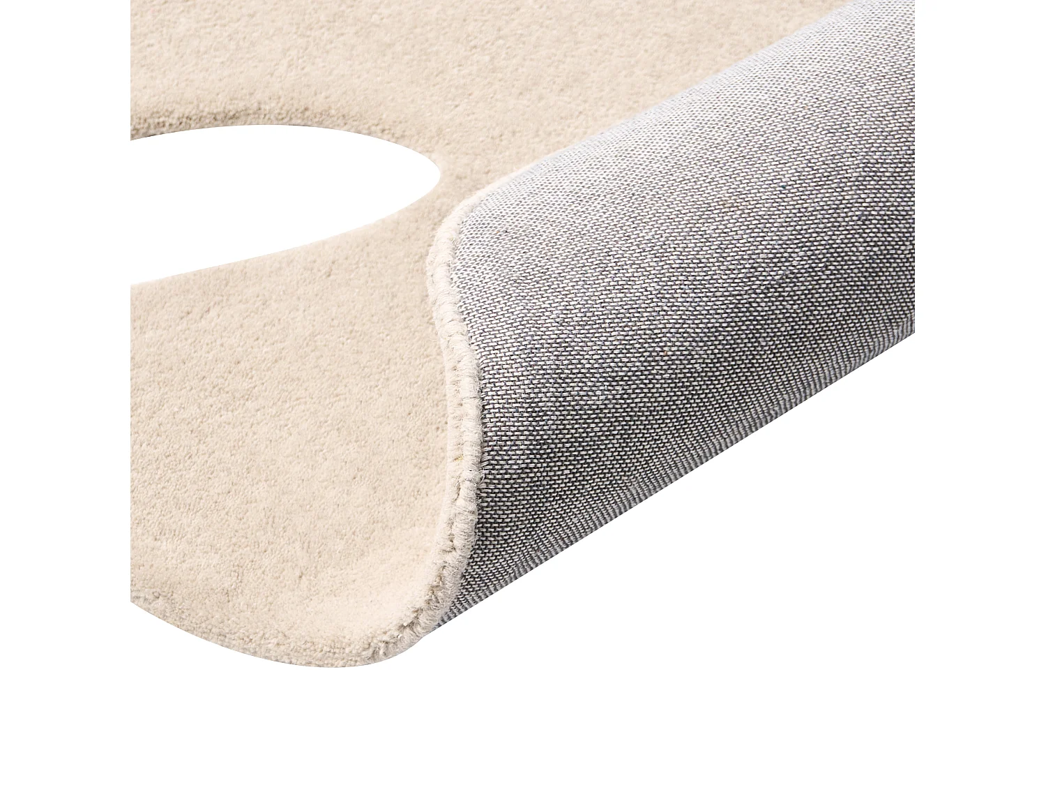 Tapis NAINITAL Blanc cassé 160 x 230 cm Laine