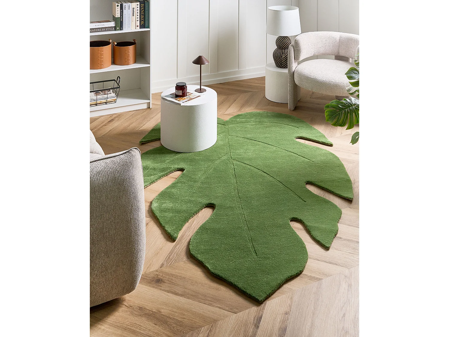 Tapis NAINITAL Vert 160 x 230 cm Laine