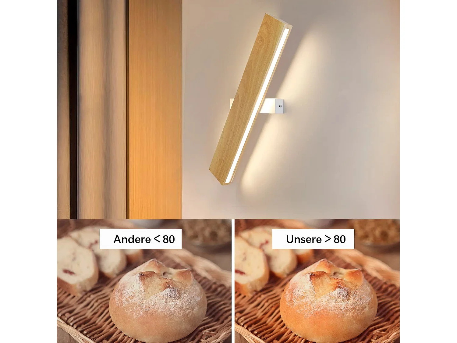 ZMH Applique LED Applique d'intérieur Applique de couloir moderne Design haut et bas