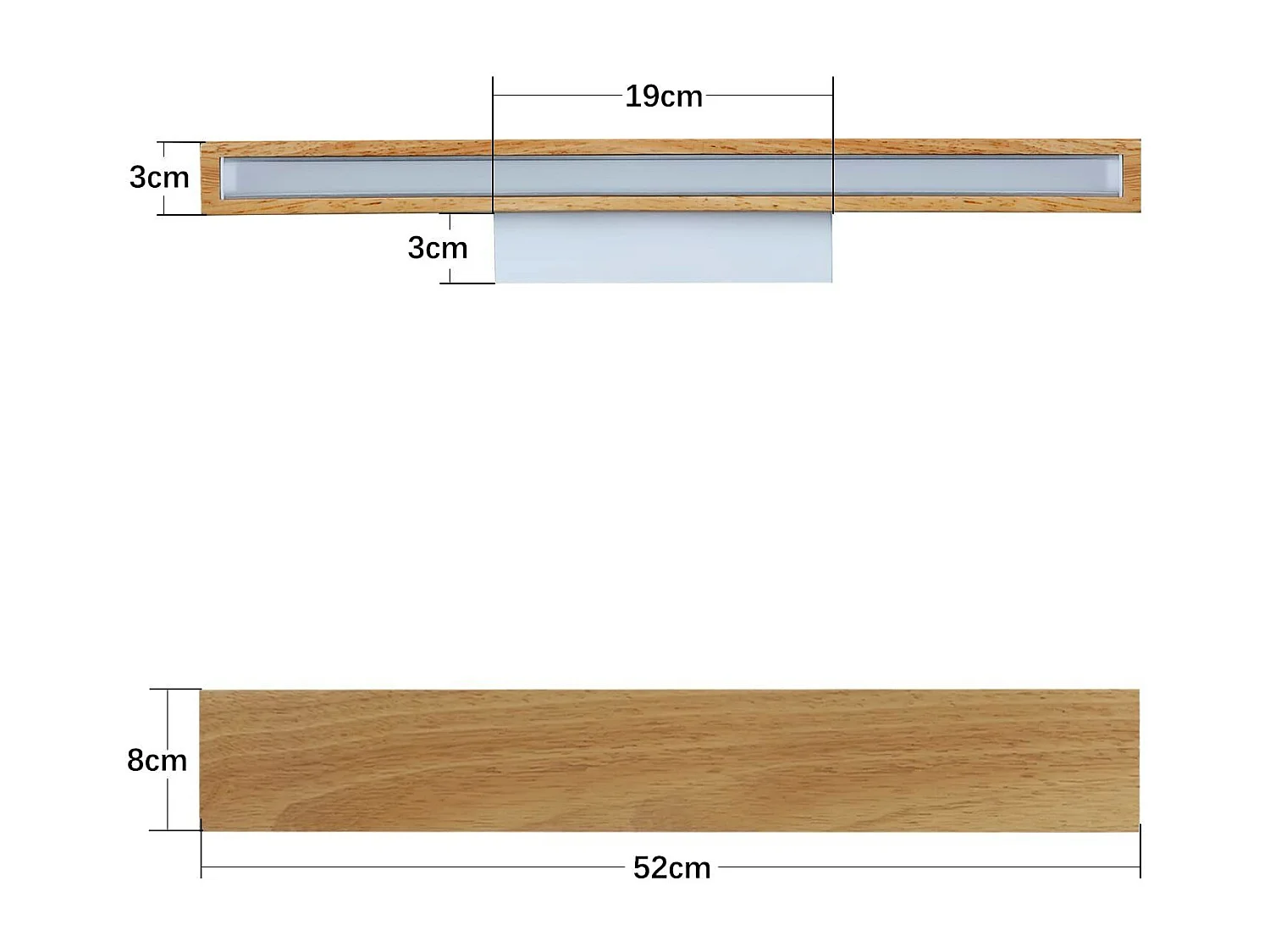 ZMH Applique LED Applique d'intérieur Applique de couloir moderne Design haut et bas