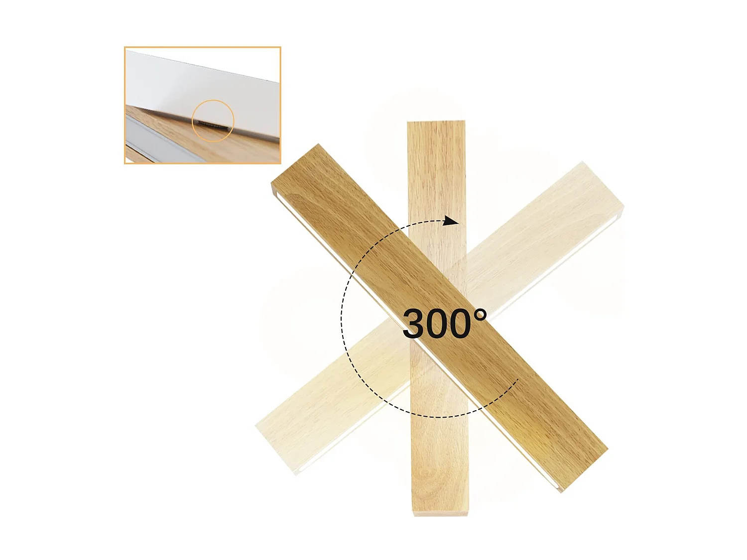 ZMH Applique LED Applique d'intérieur Applique de couloir moderne Design haut et bas