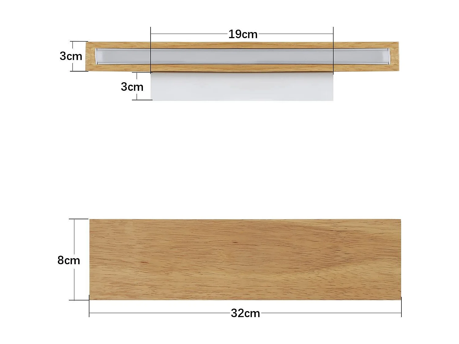 ZMH Applique LED Applique d'intérieur Applique de couloir moderne Design haut et bas