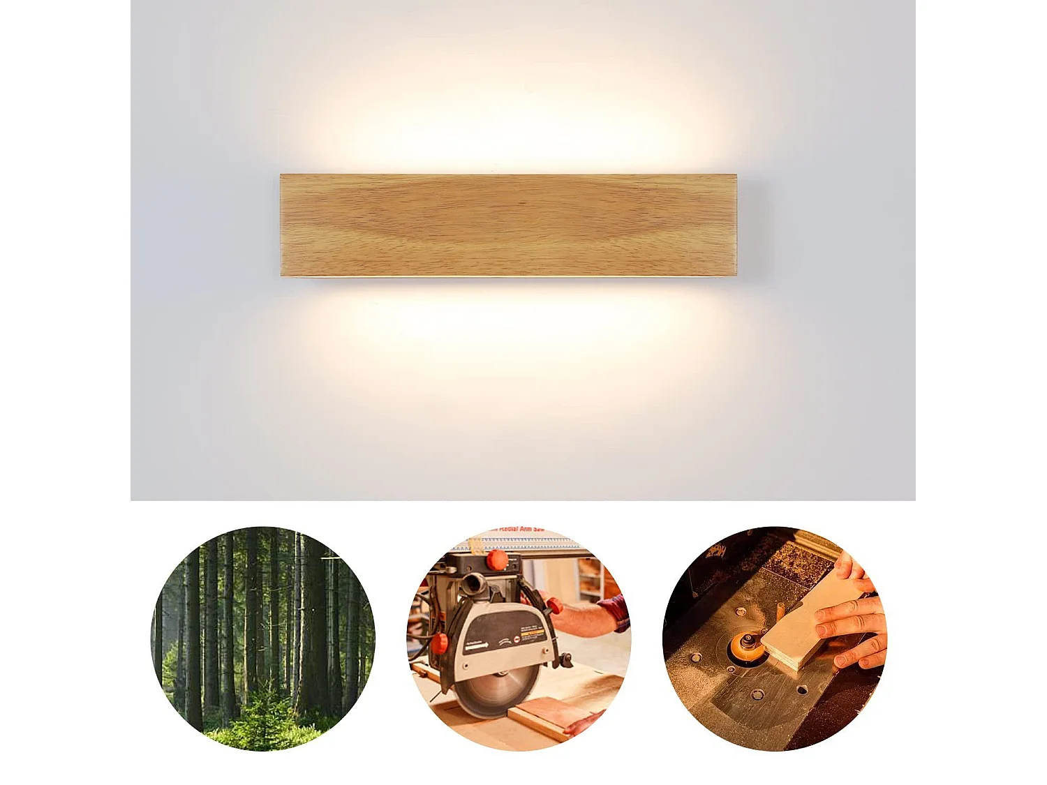 ZMH Applique LED Applique d'intérieur Applique de couloir moderne Design haut et bas