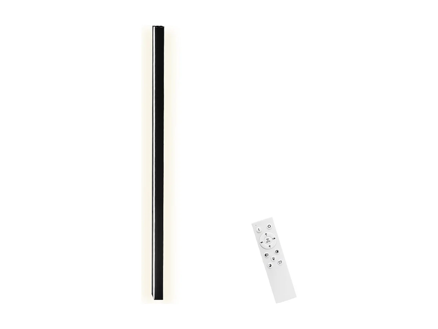 ZMH Applique murale LED intérieure noire 100CM moderne 15W lumière vers le haut et le bas pour couloir
