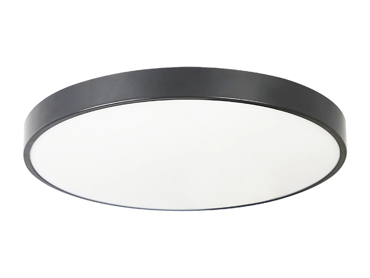 ZMH Plafonnier LED - Lampe de salle de bain ronde étanche IP44, diamètre 28 cm, moderne, 17 W, blanc