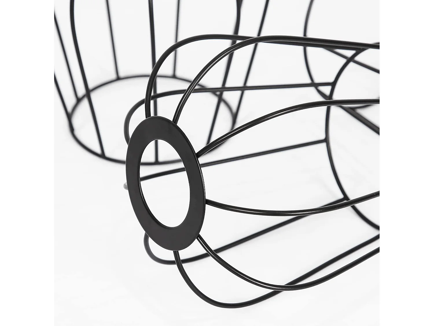 ZMH Plafonnier  3 Lumières Noir Design rétro en Métal Douille E27 (Sans Ampoule)
