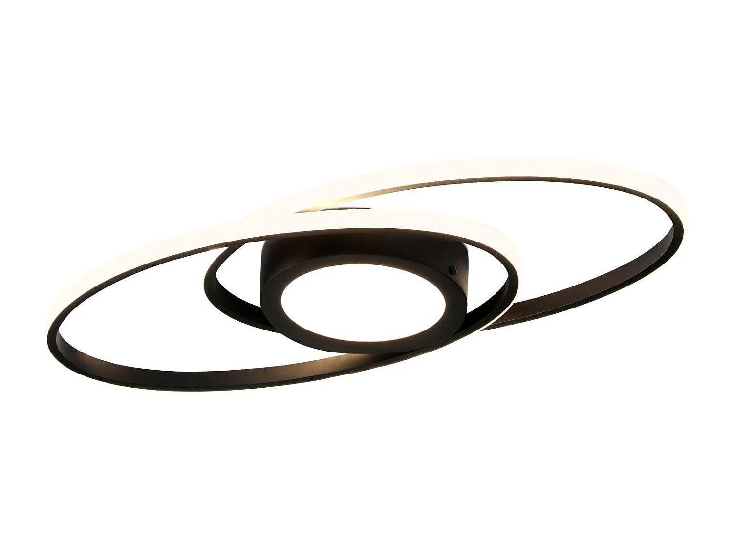 ZMH Plafonnier LED moderne à intensité variable 48 W avec télécommande pour couloir