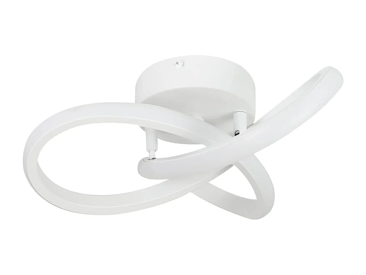 ZMH Plafonnier LED Moderne Design Blanc 25 cm pour Salon ou Chambre