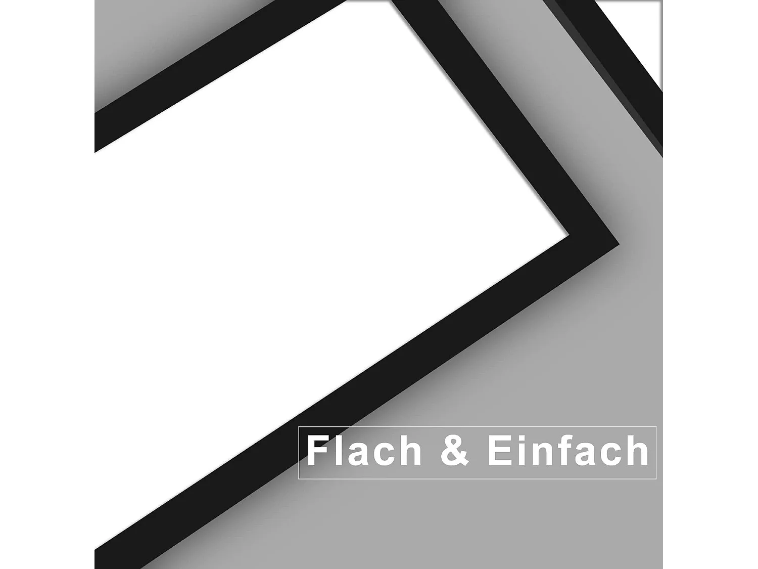 ZMH Plafonnier LED  120 cm à intensité variable avec télécommande