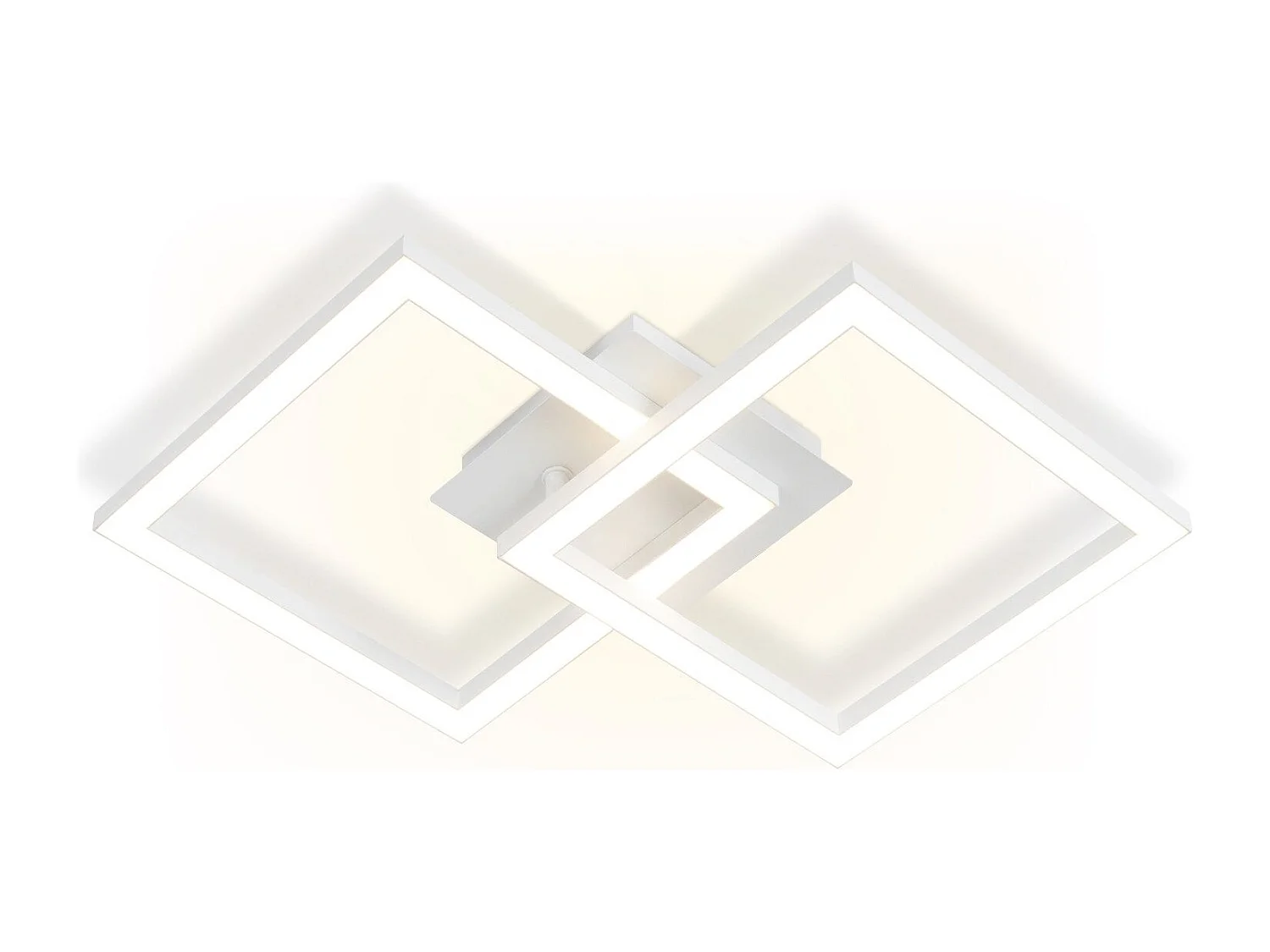 ZMH Plafonnier LED Moderne 24W Blanc Chaud pour Cuisine et Intérieur