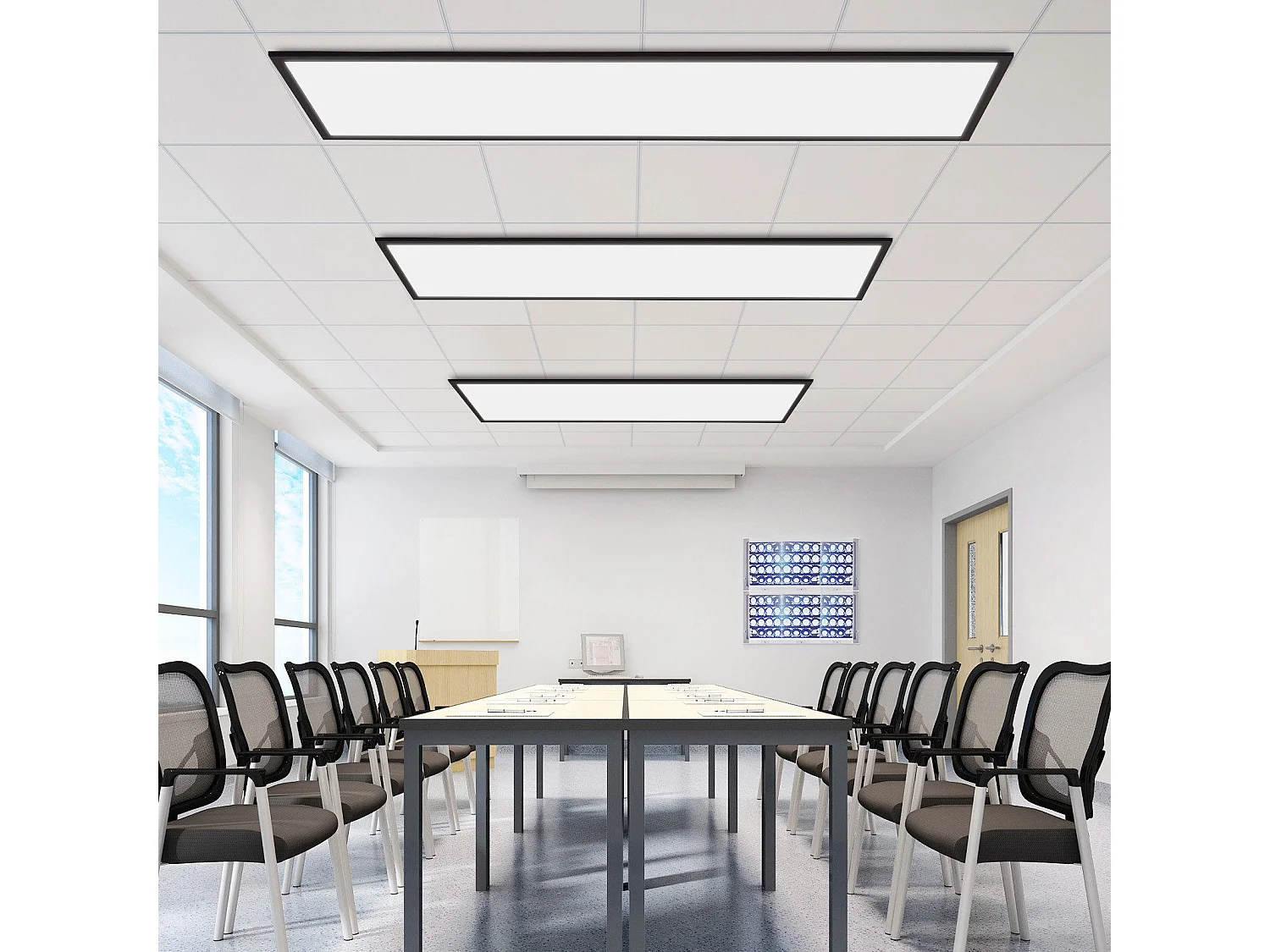 ZMH Plafonnier LED à Intensité Variable 24W Pour Salon Changement De Couleur Rgb Cuisine Fête