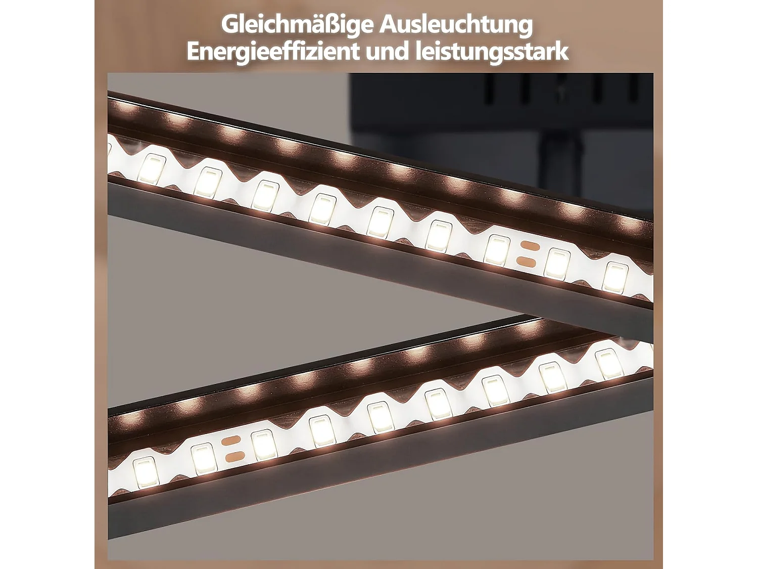 ZMH Plafonnier LED noir 24W 4000K plafonnier salon carrée moderne lampe de chambre pour couloir bureau
