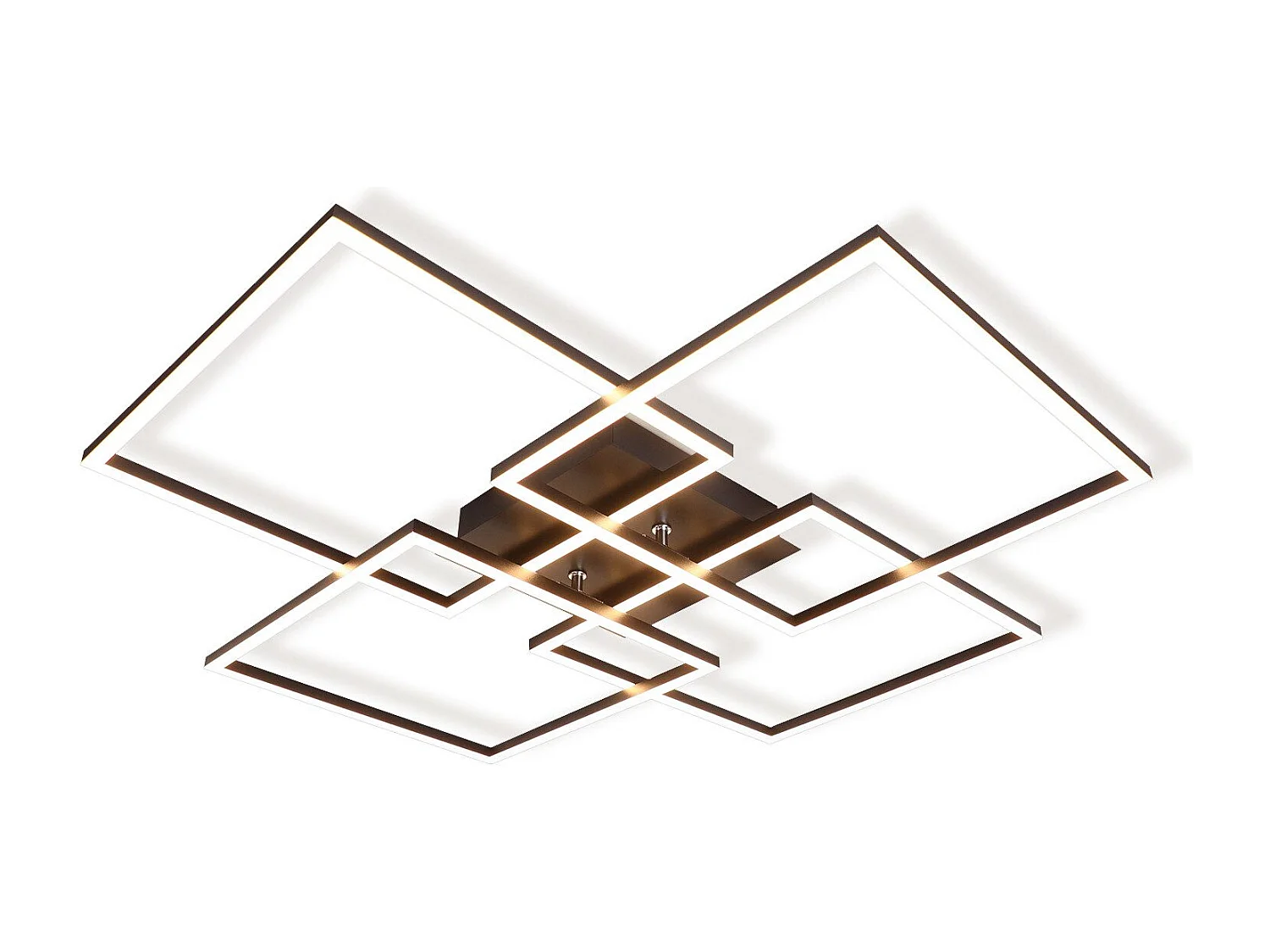 ZMH Plafonnier LED Moderne 32W 3000K avec Design Rectangulaire pour Salon et Chambre