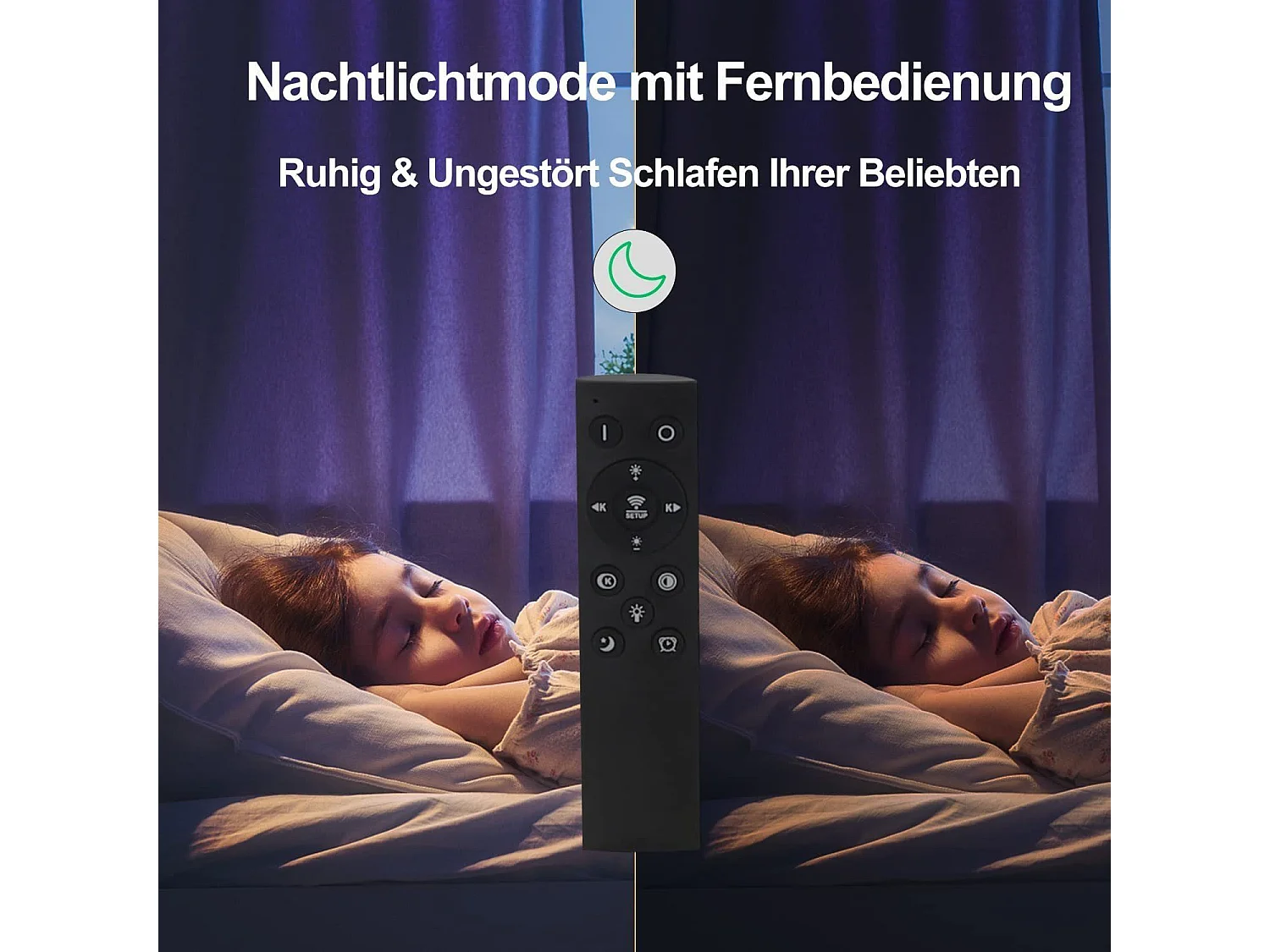 ZMH Panneau LED Design  120cm avec Variateur et Télécommande pour Éclairage Intérieur