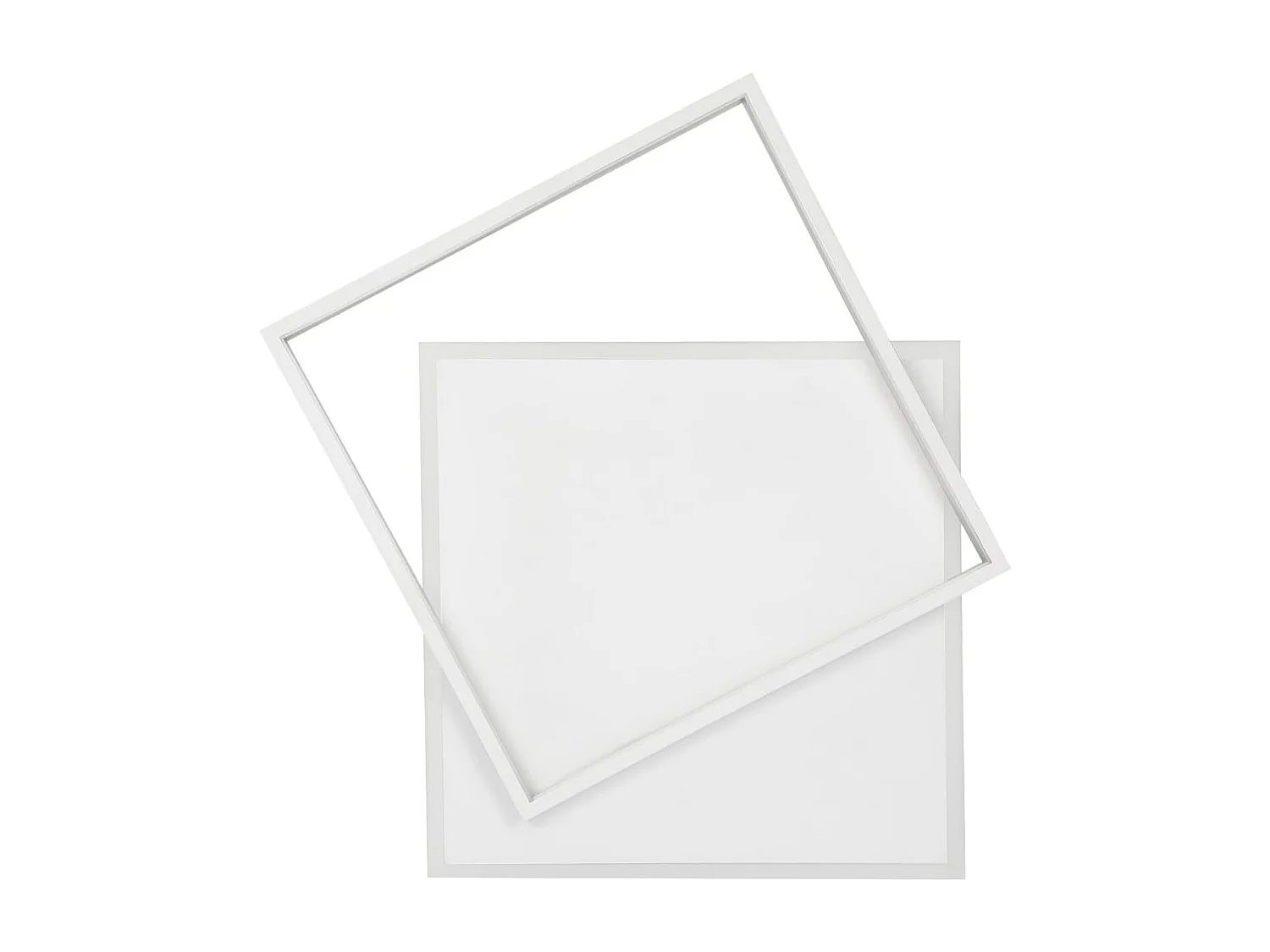 ZMH Plafonnier LED Plafonnier LED 44W Dimmable Square White Bedroom