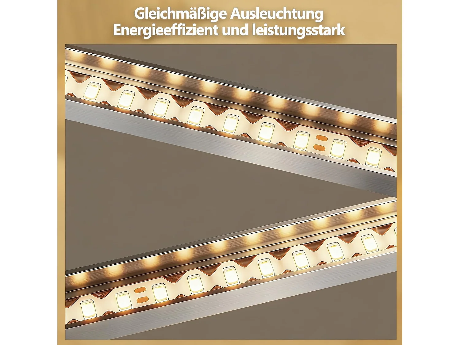 ZMH Plafonnier LED argenté 24W 3000K plafonnier salon carrée moderne lampe de chambre pour couloir bureau