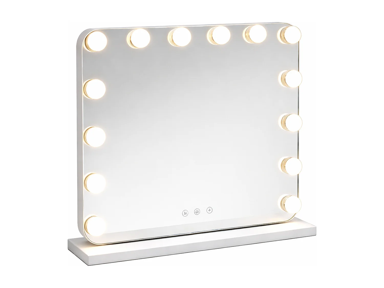 ZMH Miroir De Maquillage Hollywood 30×40Cm Avec 3 Modes D'éclairage Tactile
