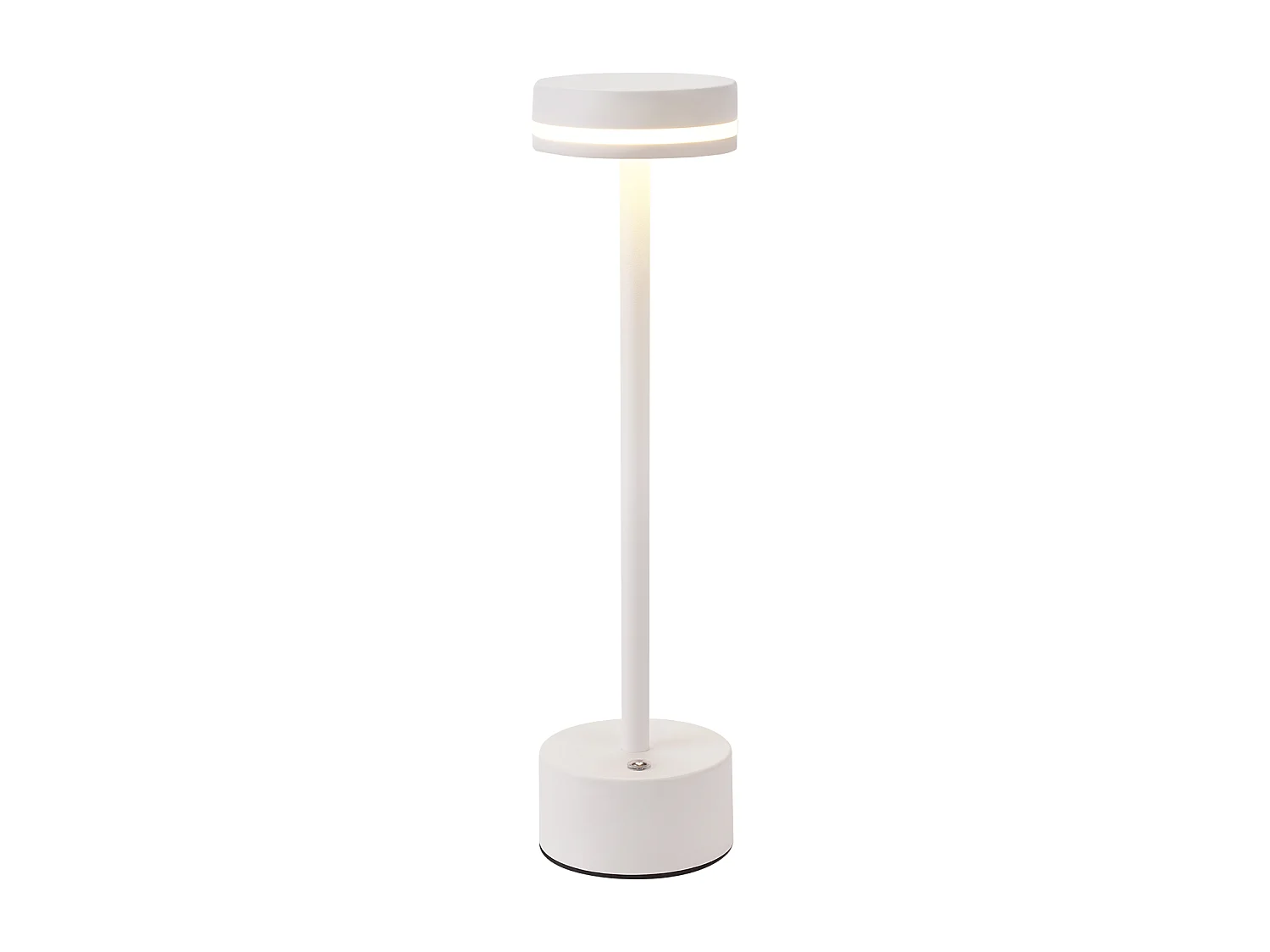 ZMH Lampe LED de Table et Chevet - Sans Fil Tactile Intensité Variable H.32 cm- Blanche- Lot de 2