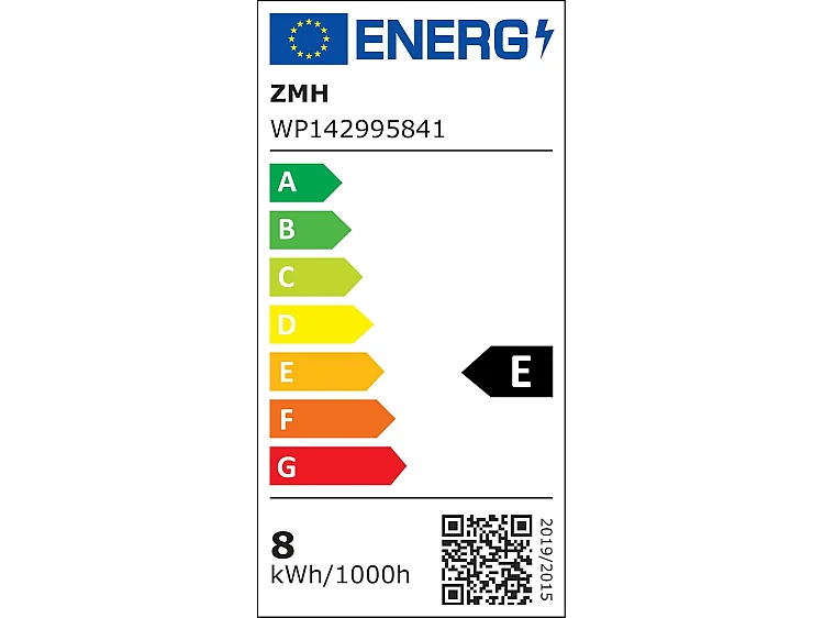 ZMH Plafonnier LED Noir - Design Rectangulaire Effet Bois 3000K– D.49 x H.6 cm - Pour Salon Chambre