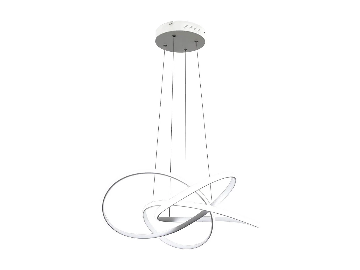 ZMH Suspension LED Moderne Ø58cm 62W Dimmable avec Télécommande Pour Salle à Manger/Salon