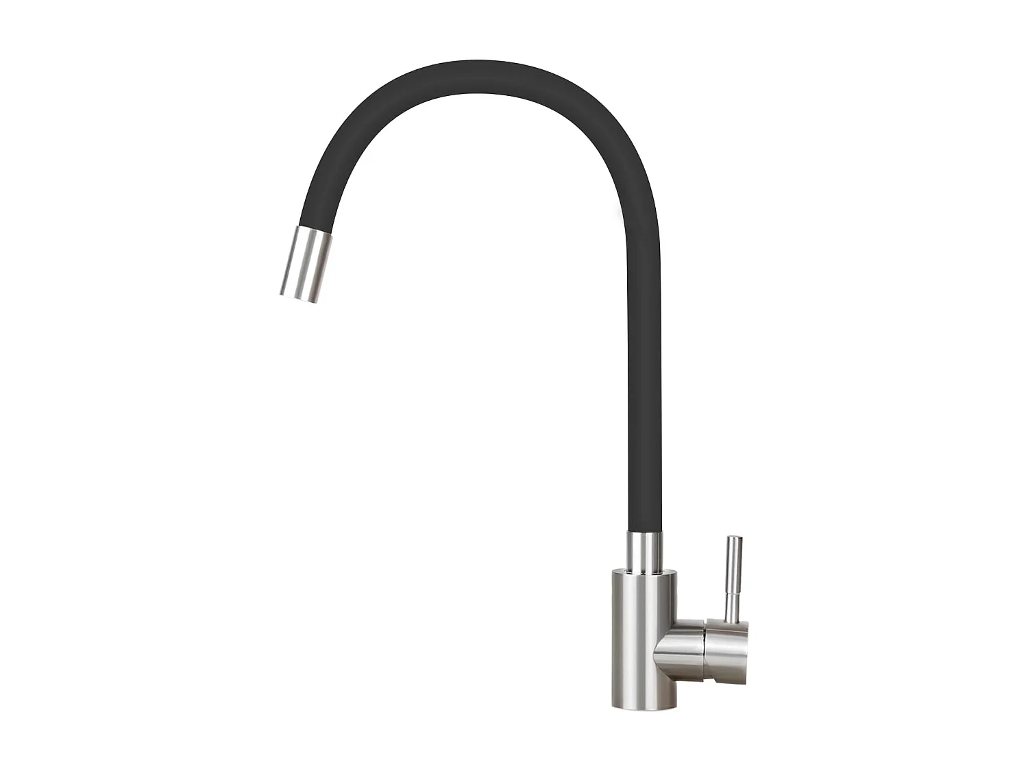 ZMH Robinet mitigeur Robinet d'évier de cuisine en acier inoxydable Robinet de cuisine chaud et froid