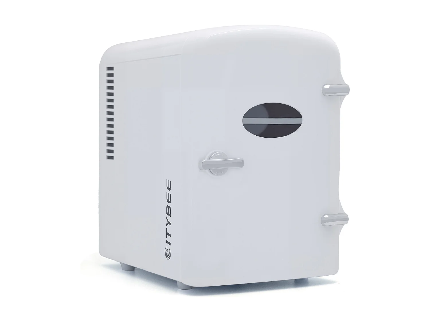 ZMH Mini réfrigérateur 4L Blanc 12V/230V silencieux – pour voiture camping bureau