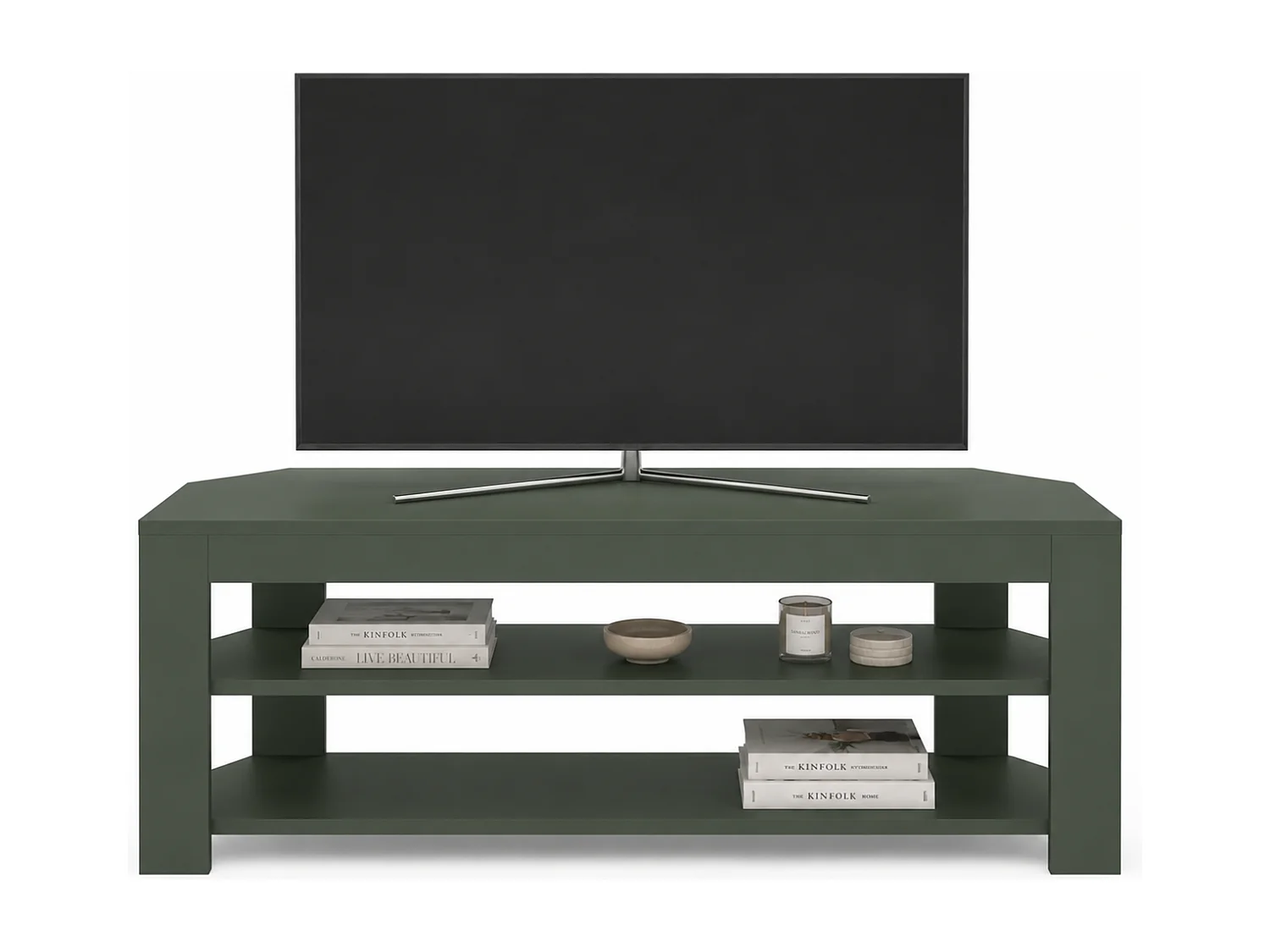 Decorotika Rita Corner TV Unit for TVs up to 43 Inches