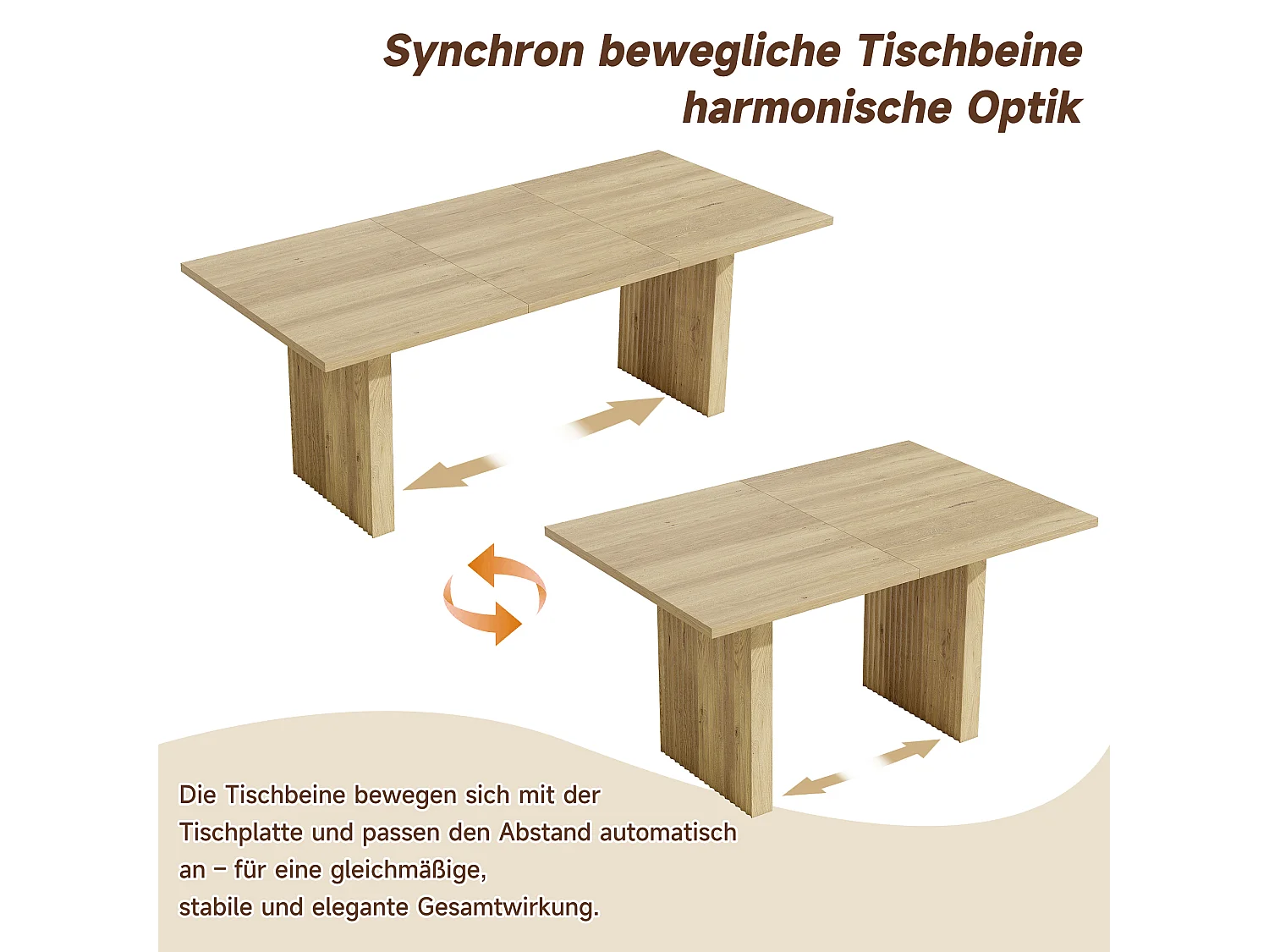 Table à manger extensible 140-200x90X75 cm, pou 6 à 8 personnes, rectangulaire,MDF,Chêne