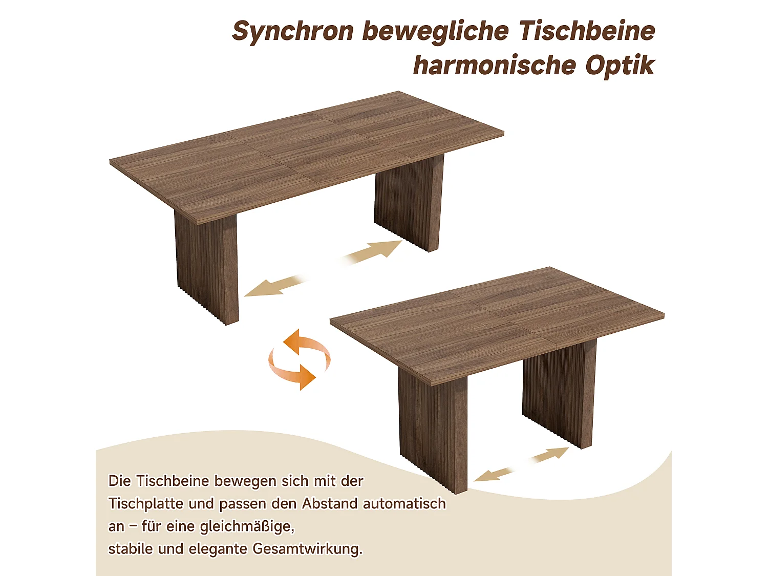 Table à manger extensible rectangulaire 140-200x90 cm 6-8 personnes plateau épais 3 cm MDF noyer