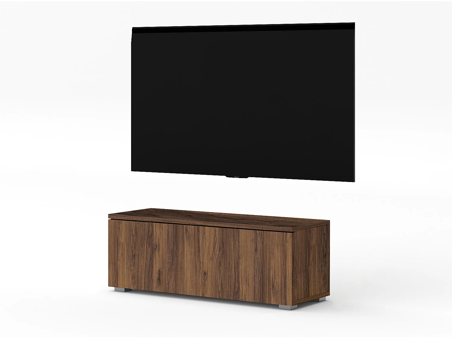 AX LIVING TV Board Loriano 100 cm – Lowboard Nussbaum Warmia