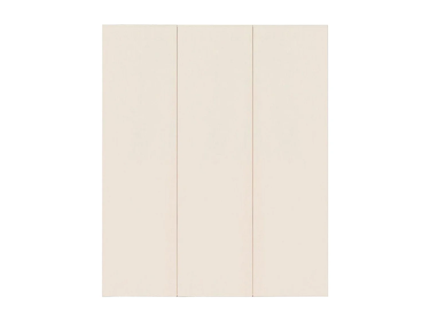 Meuble à chaussures 3 portes laqué beige - PAVEL
