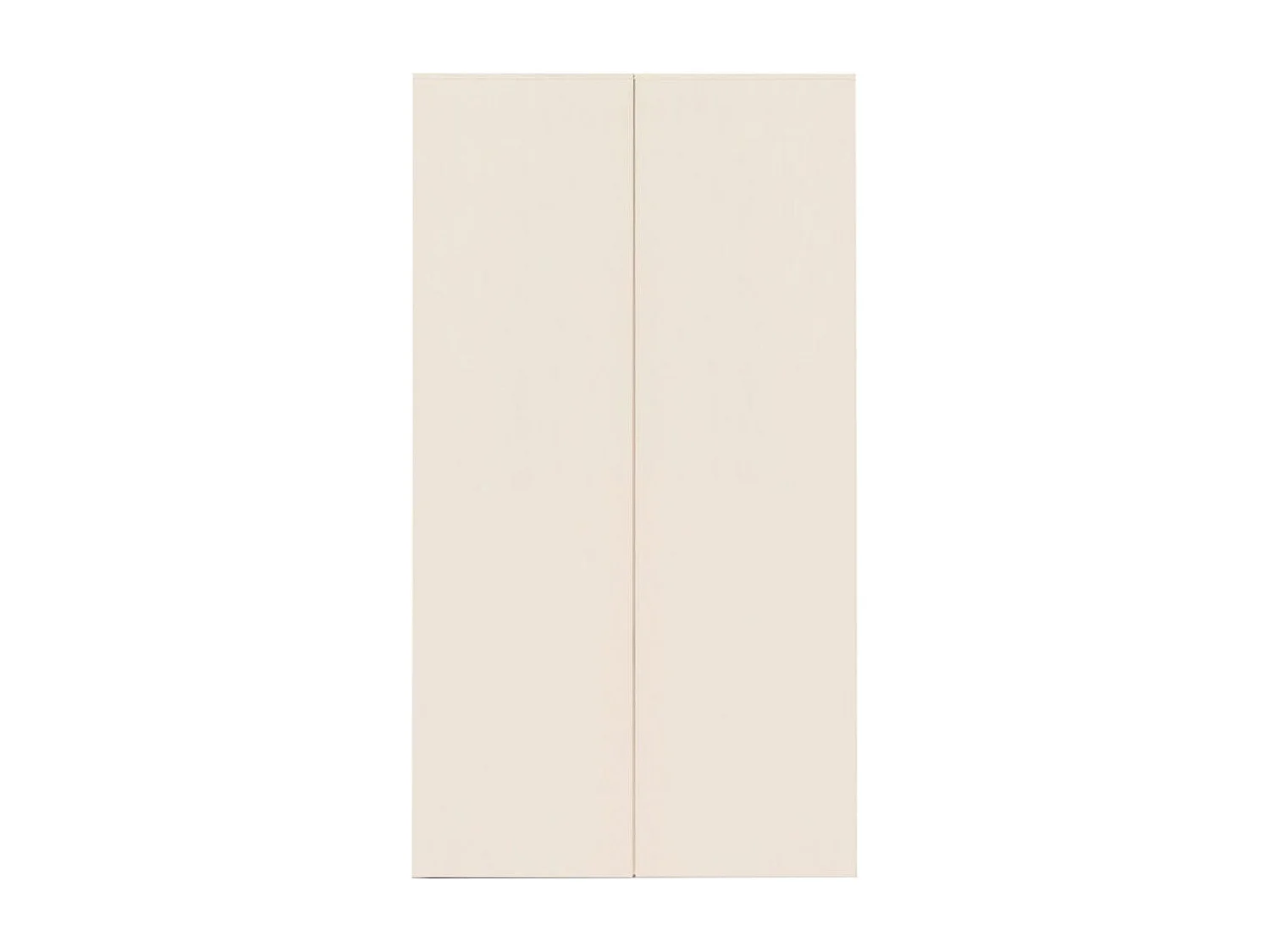 Meuble à chaussures 2 portes laqué beige poudré - PAVEL
