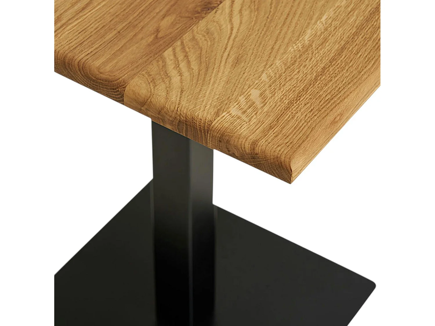 Table bistrot carrée en chêne clair 70 cm VARDE