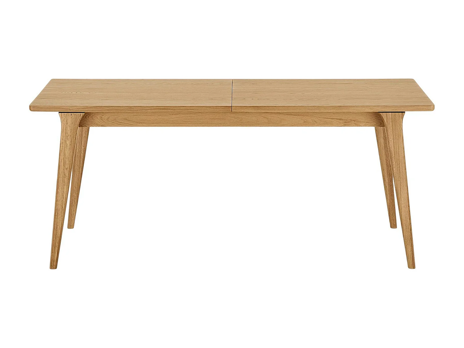 Table extensible en placage chêne clair 180-230 cm TARAZ