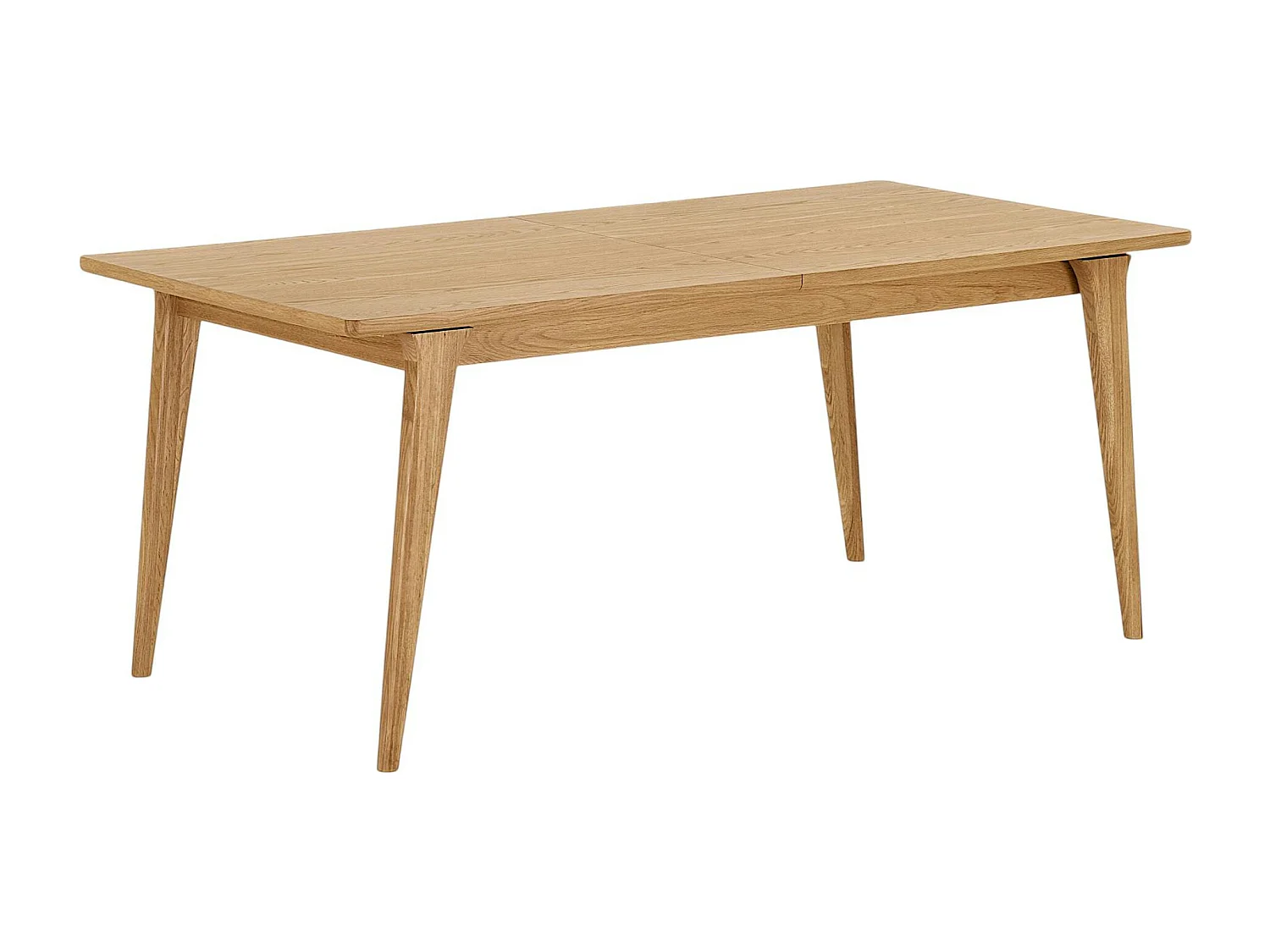 Table extensible en placage chêne clair 180-230 cm TARAZ