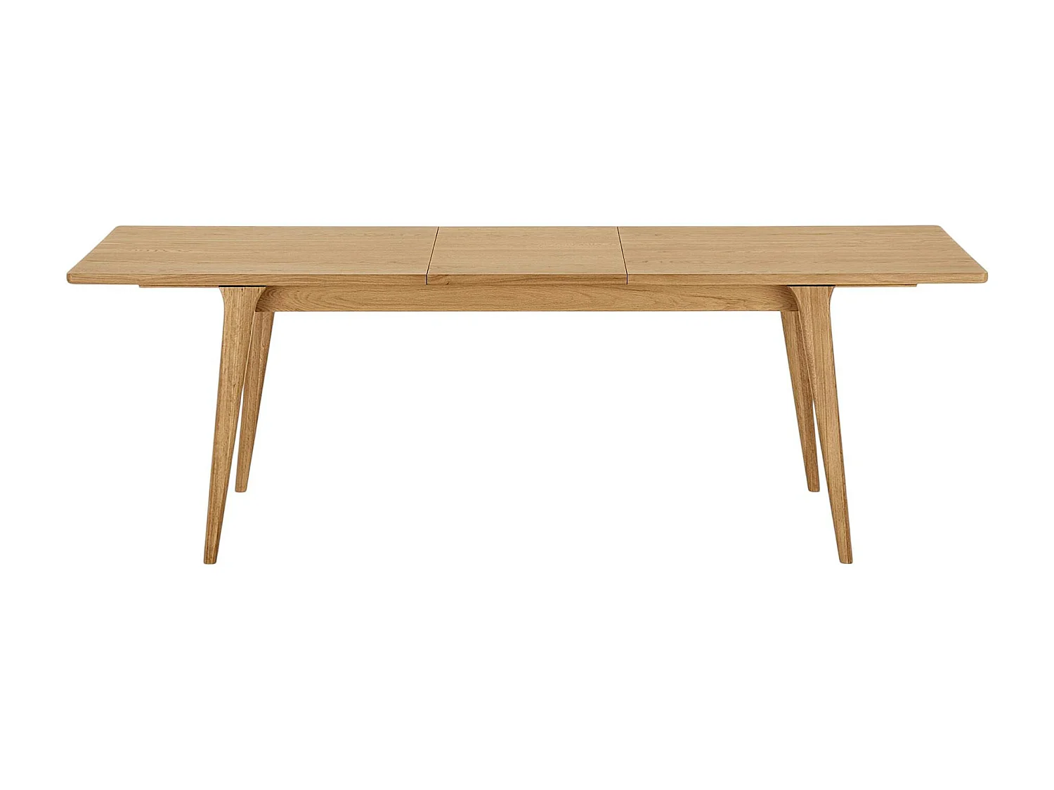 Table extensible en placage chêne clair 180-230 cm TARAZ