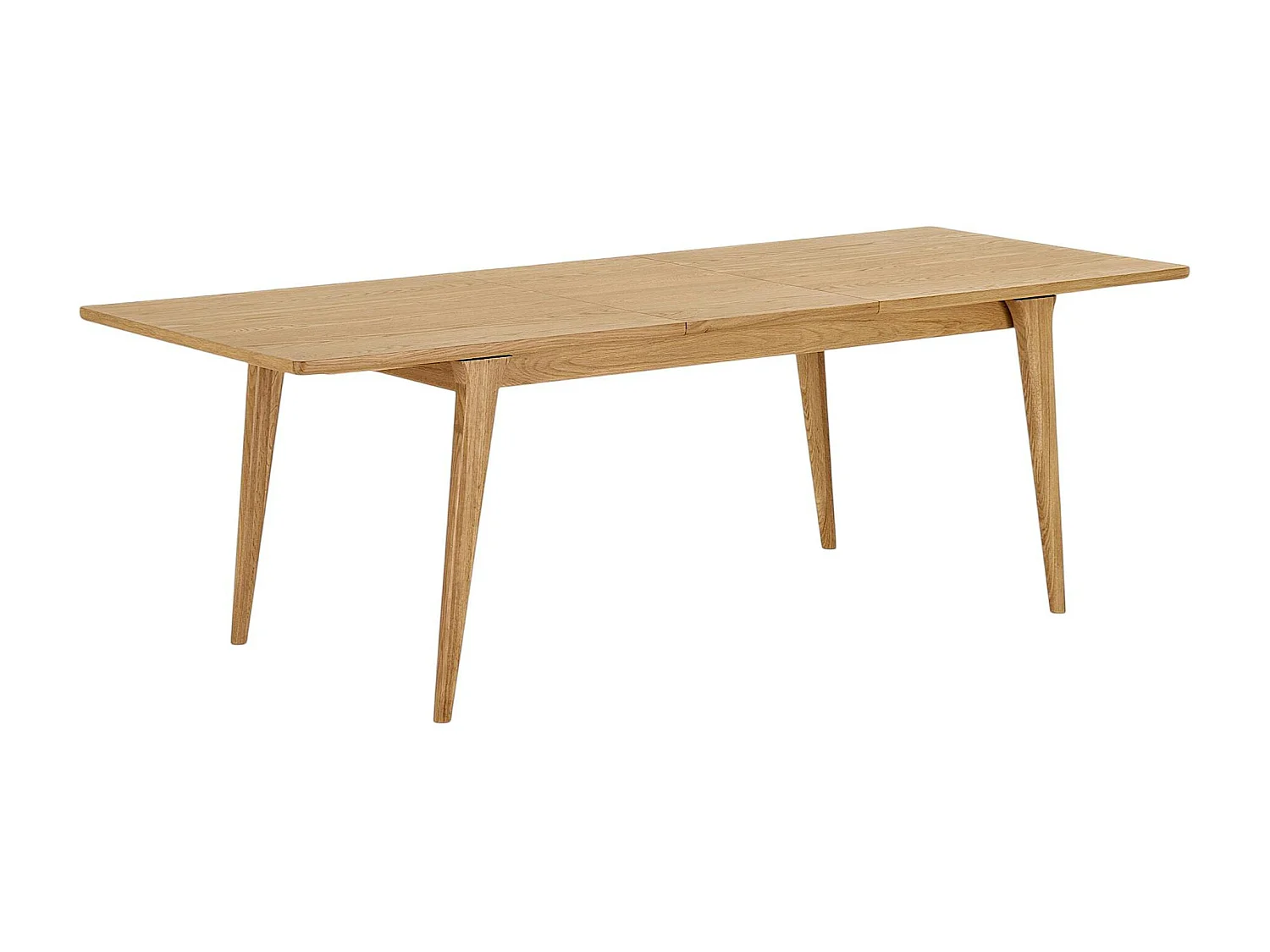 Table extensible en placage chêne clair 180-230 cm TARAZ