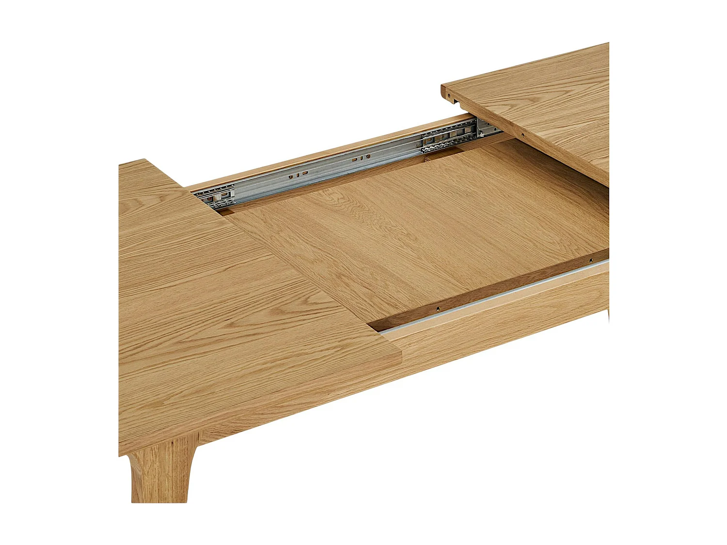 Table extensible en placage chêne clair 180-230 cm TARAZ