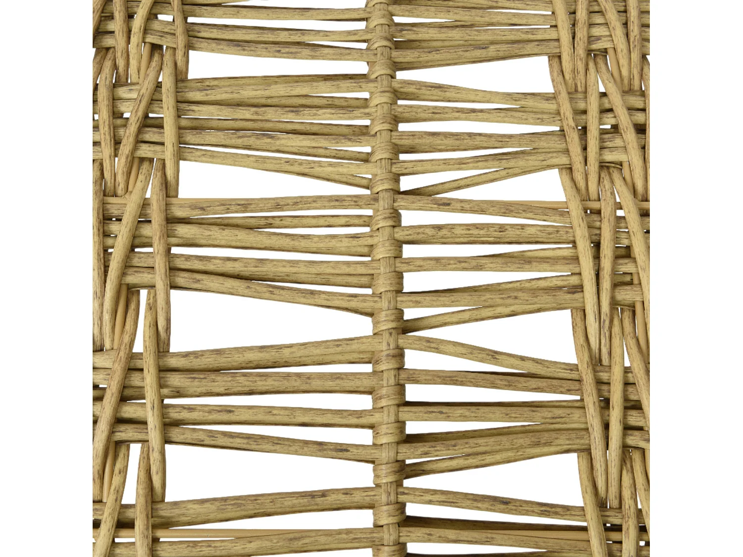 Fauteuil suspendu 2 places arrondi tressage serré finition naturelle SOUTH BEACH