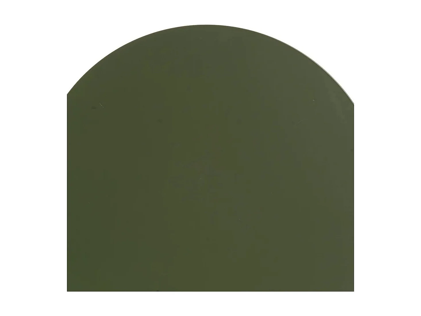 Table d'Appoint Ronde en Métal, Bout de Canapé Robuste pour Intérieur et Extérieur, coloris vert olive - Longueur 40 x Profondeur 40 x Hauteur 45 cm   Juanio