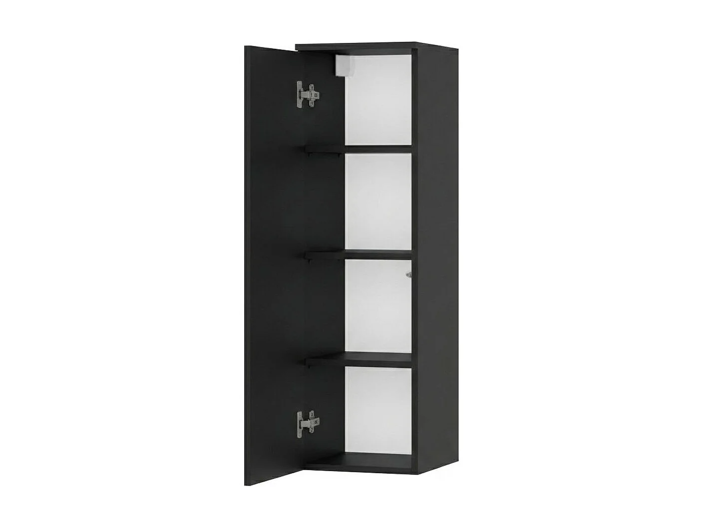 Badezimmerschrank / Hängeschrank Color 1D 100 Schwarz