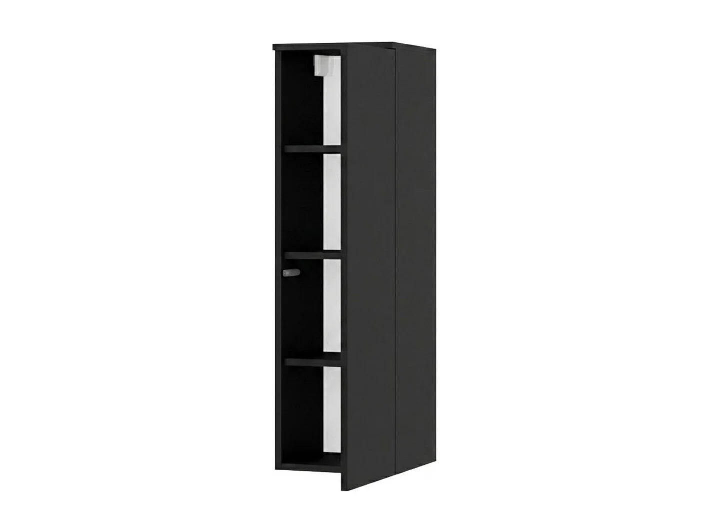 Badezimmerschrank / Hängeschrank Color 1D 100 Schwarz