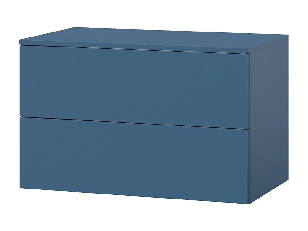 Wastafelonderkast Color 2S 80 Zeeblauw